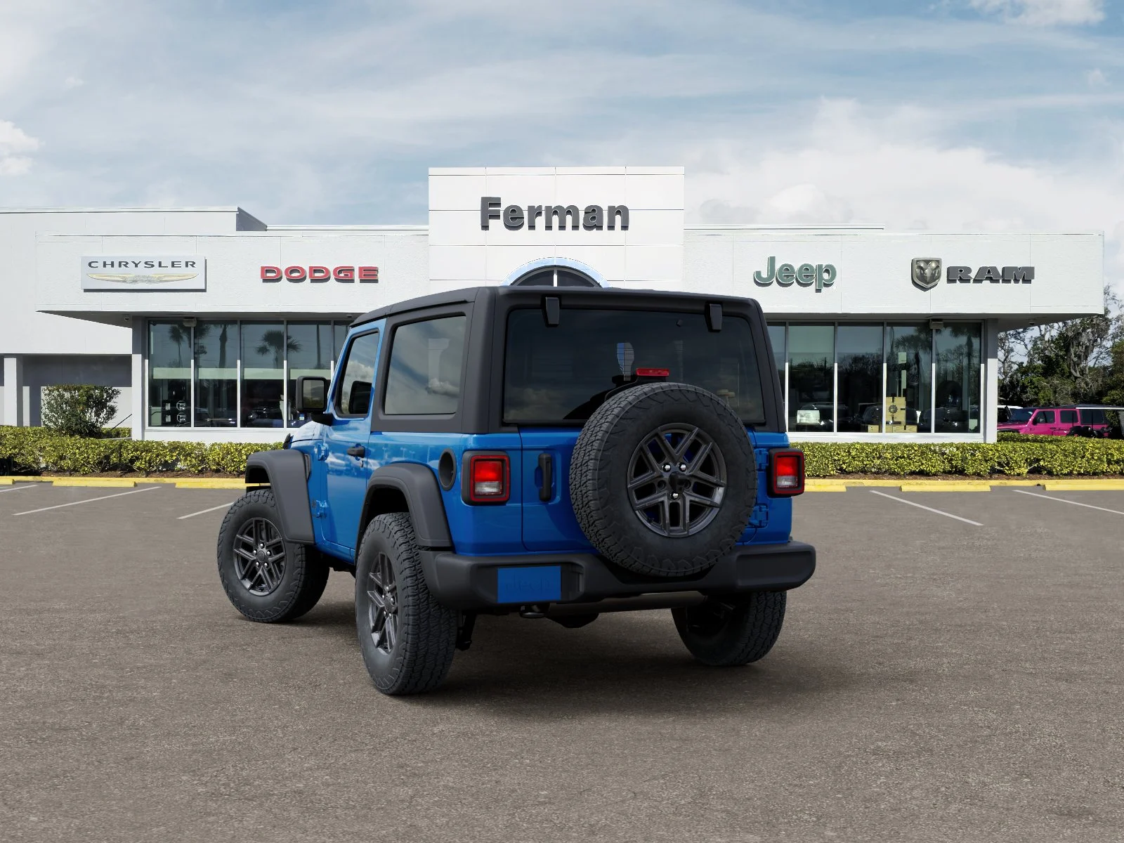 New 2026 Hydro Blue Pearl-Coat Exterior Paint Jeep Sport S image 36