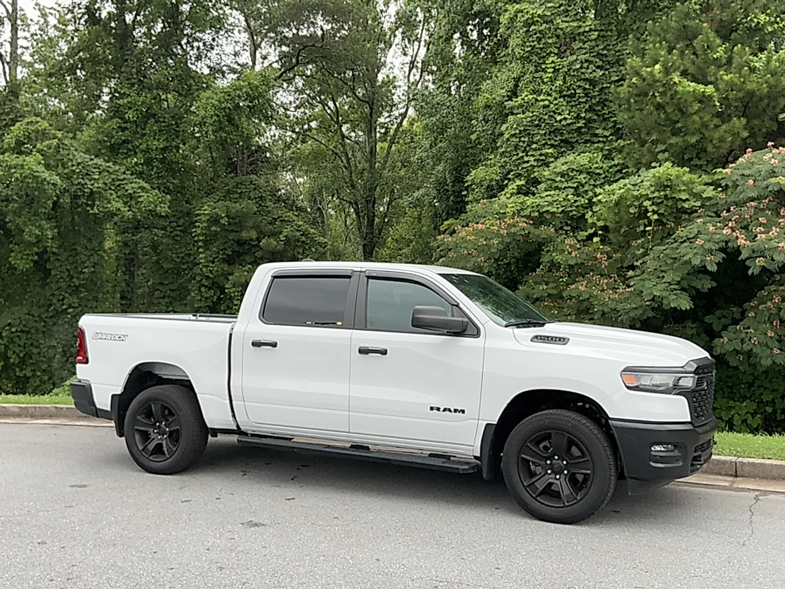 Used 2025 Bright White Clearcoat Ram Warlock Crew Cab 4x4 5