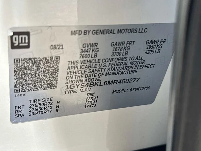 Used 2021 White Cadillac Premium Luxury image 19