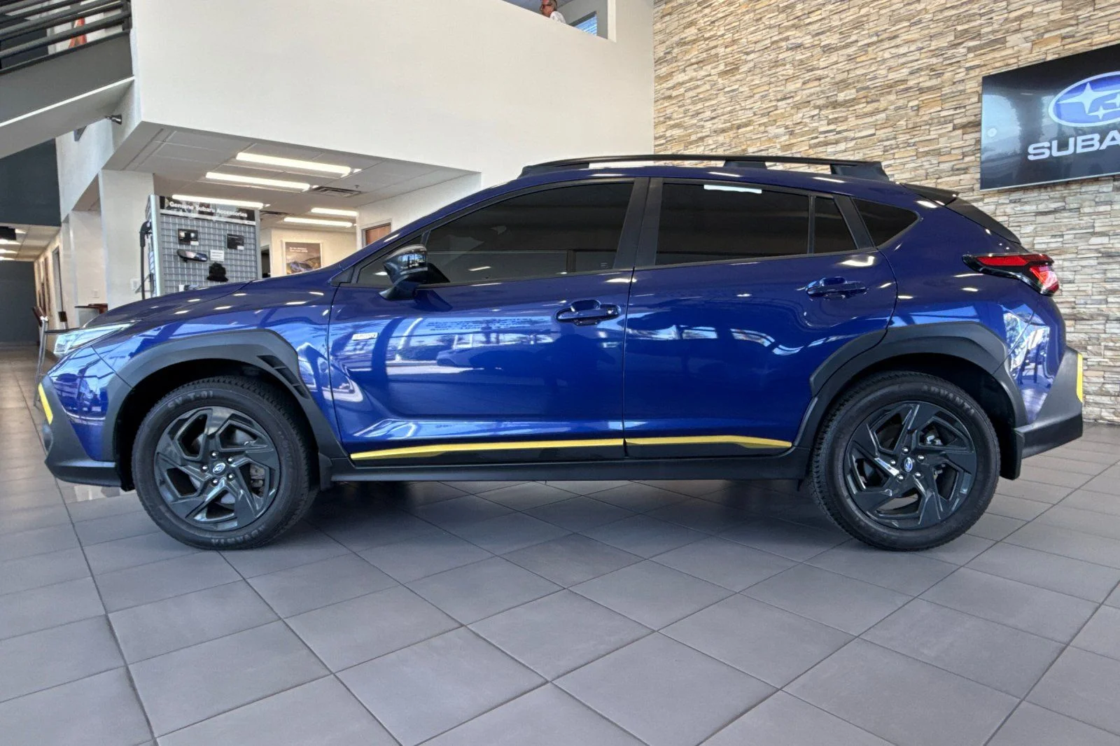 Certified Used 2024 Blue Subaru Sport image 2