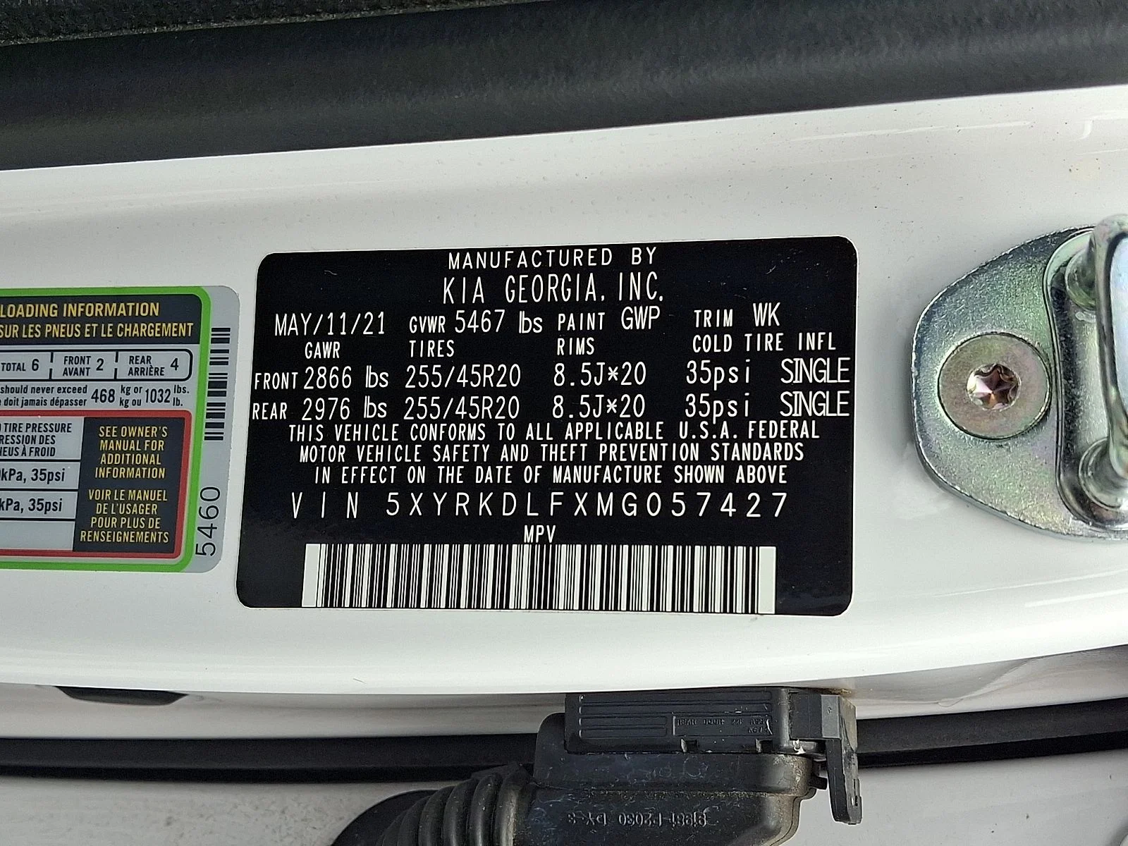 Certified Used 2021 White Kia SX image 27