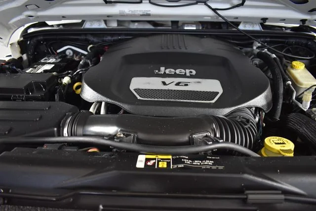Used 2017 White Jeep Unlimited Sport image 31