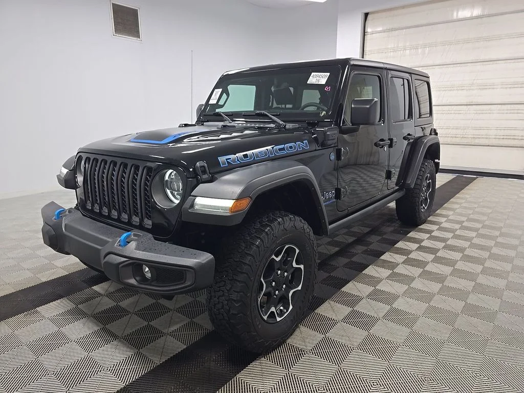 Used 2023 Black Jeep Rubicon 4xe image 1