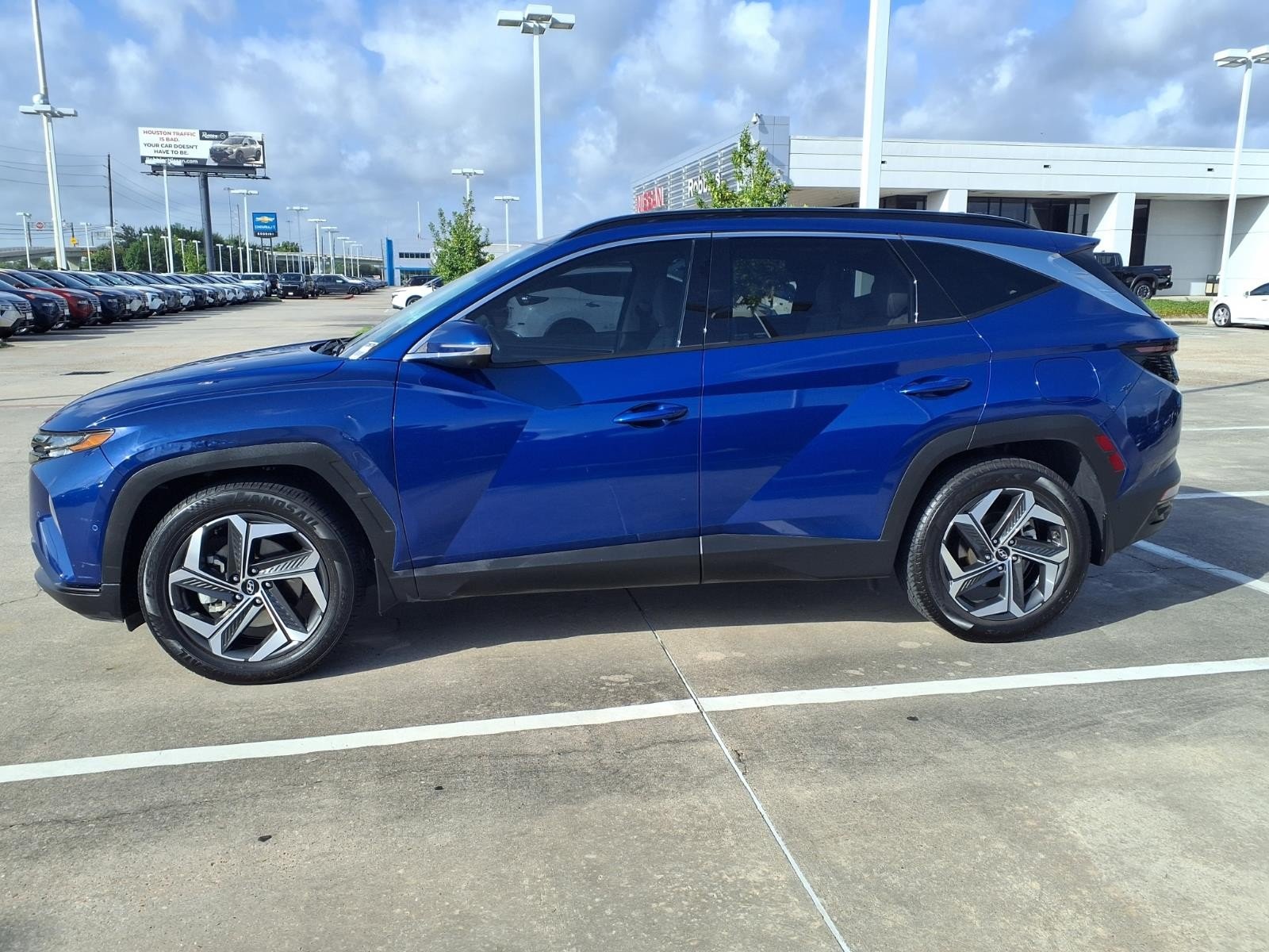 2022 Hyundai Tucson Limited Blue at Robbins Nissan