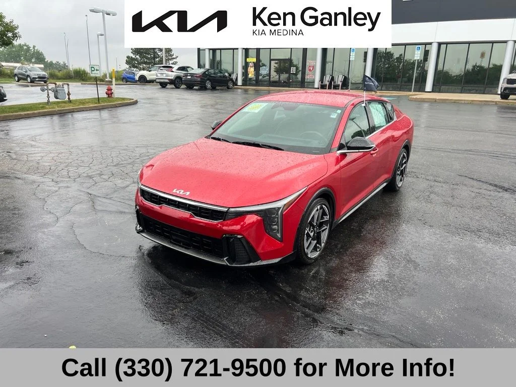 Certified Used 2025 Red Kia GT-Line image 3