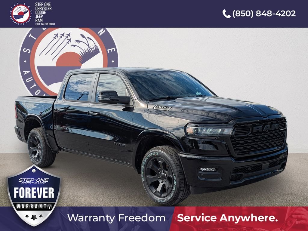 New 2026 Diamond Black Crystal Pearl-Coat Exterior Paint Ram Big Horn/Lone Star image 1