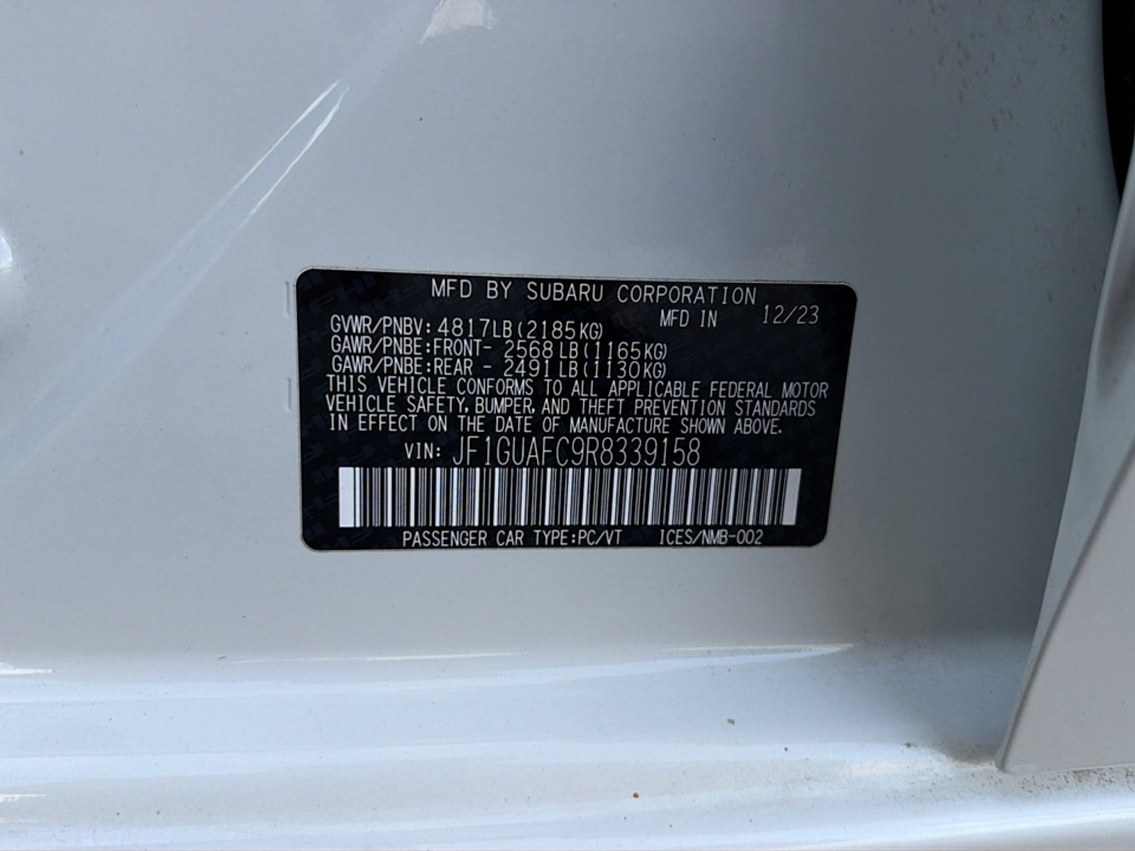 Certified Used 2024 Crystal White Pearl Subaru Sport image 44