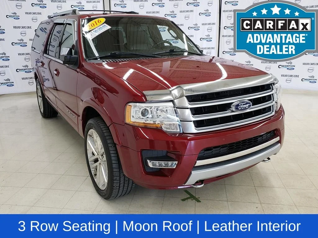 Used 2016 Red Ford Platinum image 1