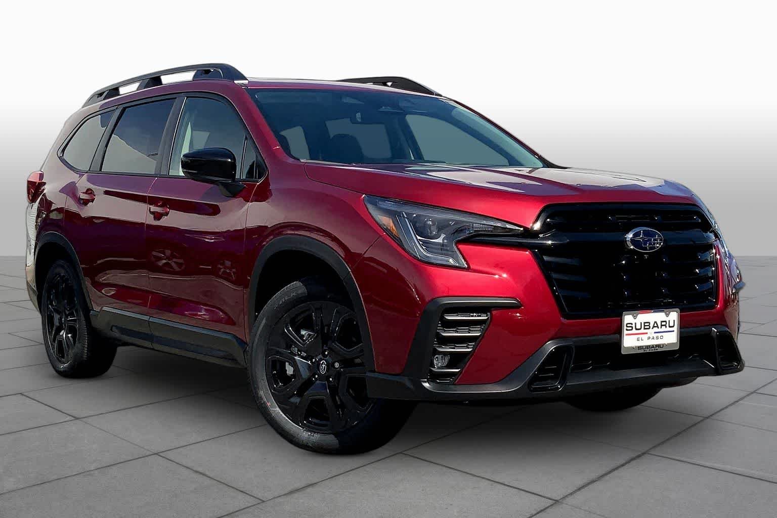 Used 2025 Crimson Red Pearl Subaru Onyx Edition Touring image 2