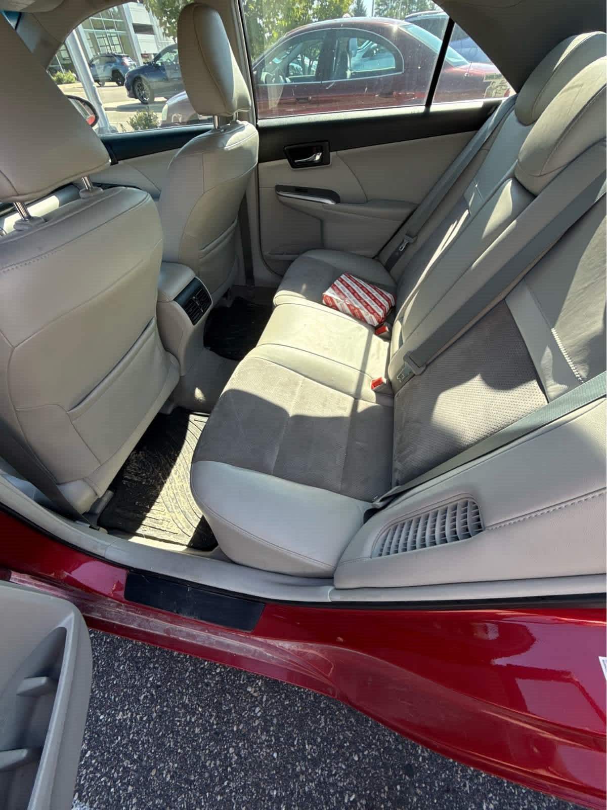 Used 2012 Barcelona Red Metallic Toyota XLE image 7