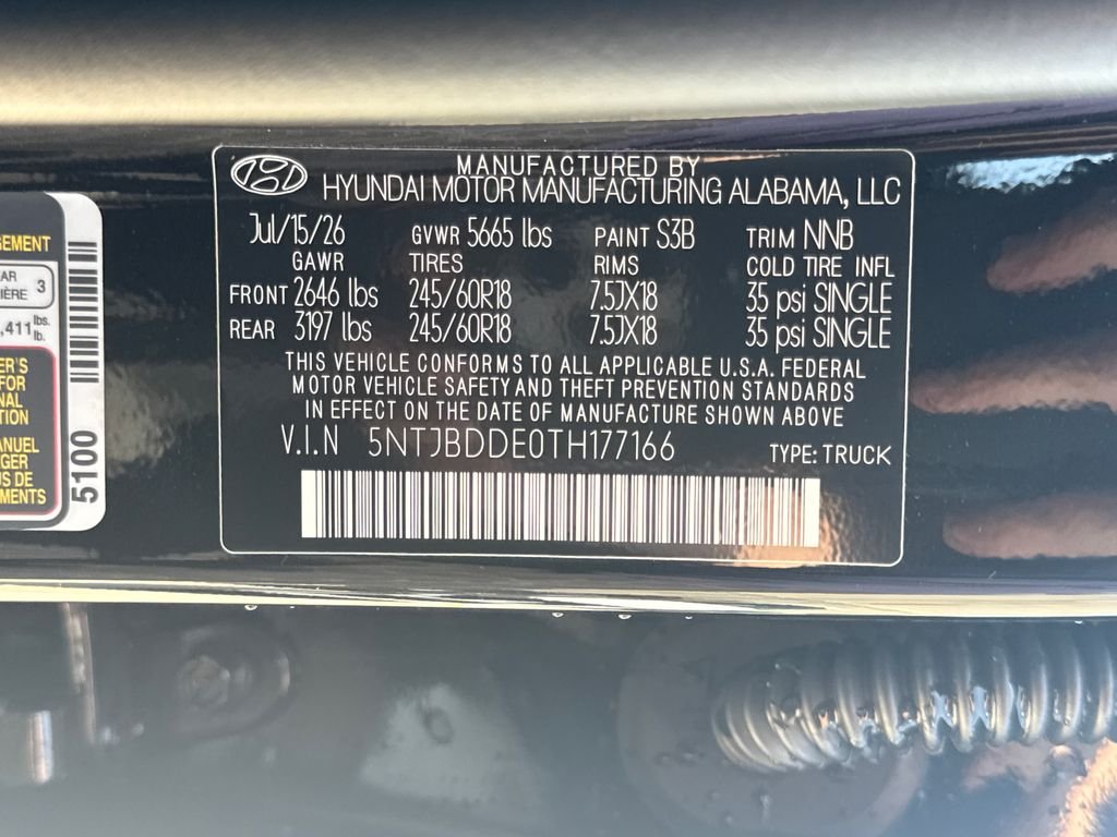 New 2026 Black Hyundai SEL image 30