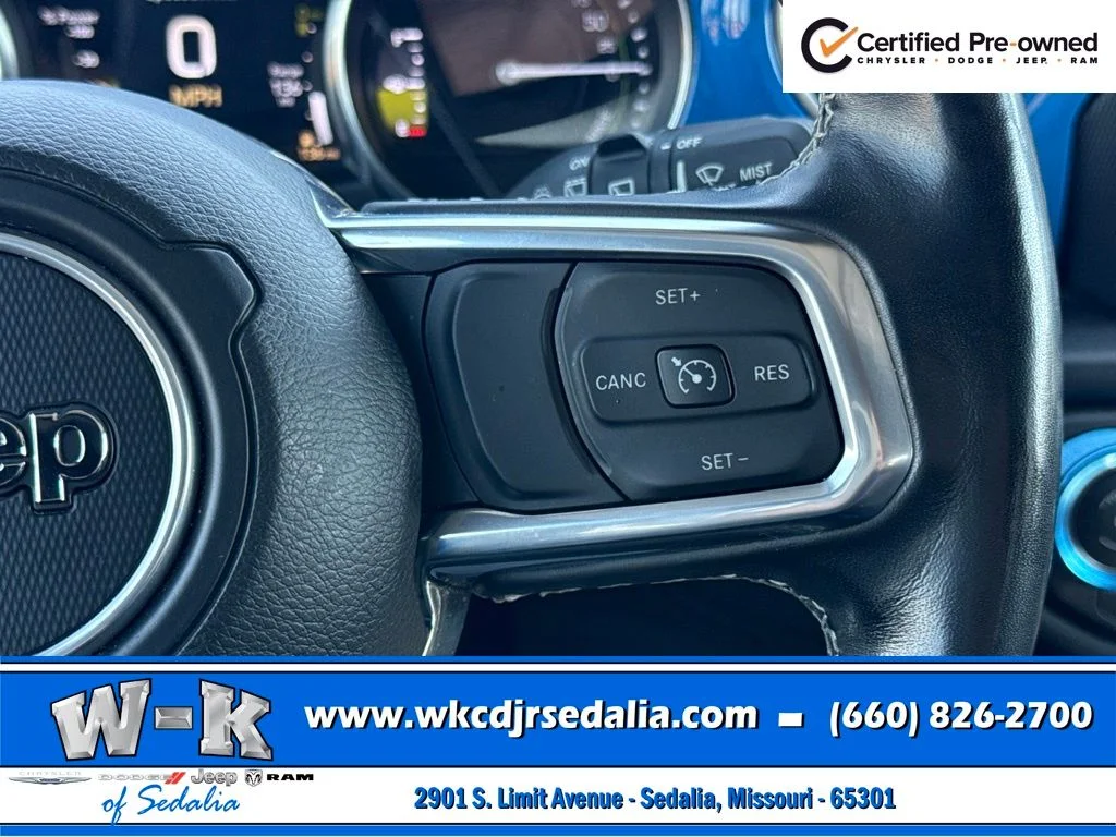 Certified Used 2023 Blue Jeep Sahara 4xe image 44