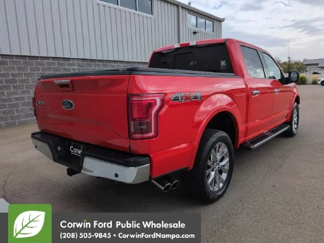 Used 2017 Red Ford Lariat image 3