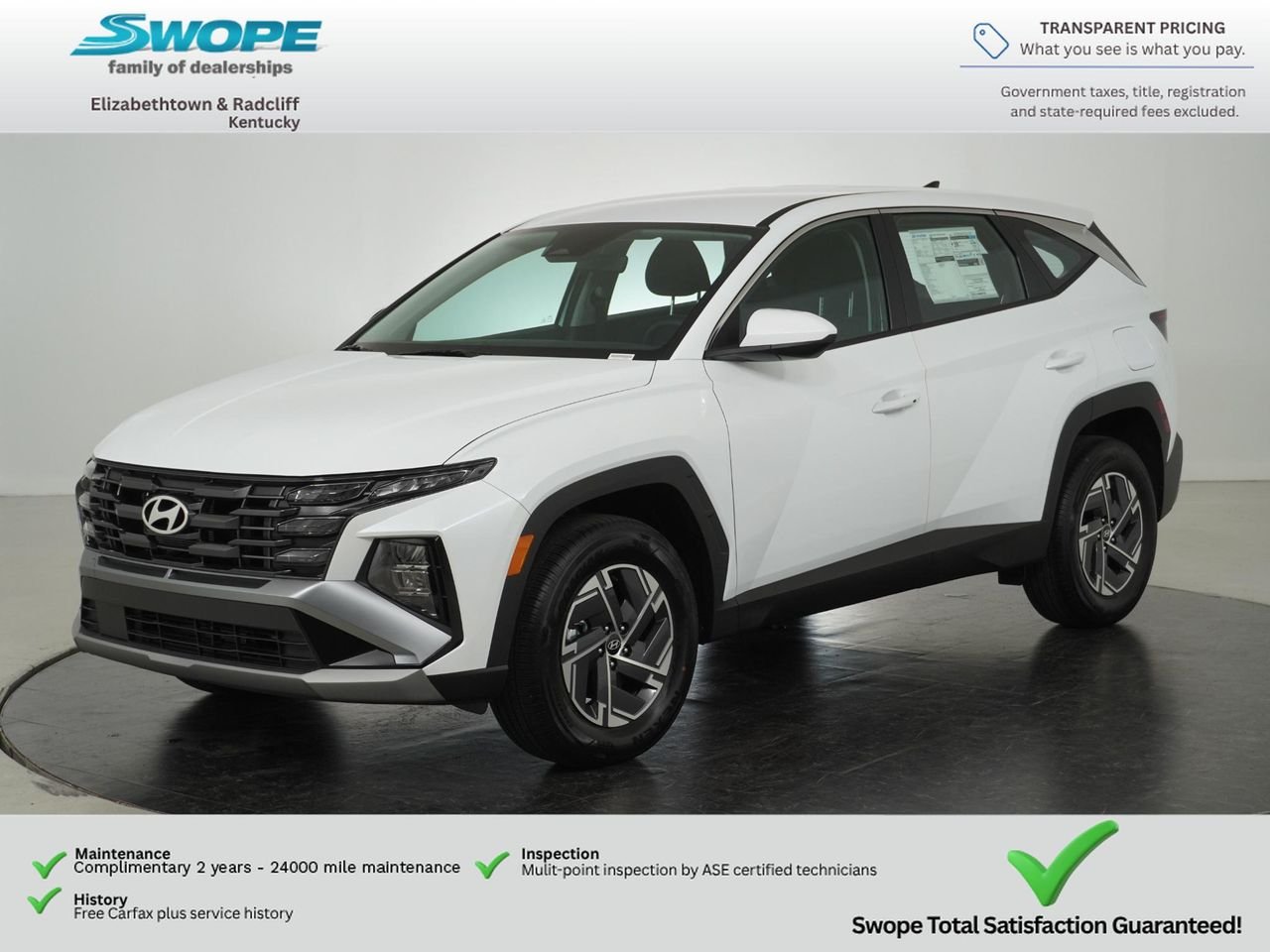 New 2026 Creamy White Pearl Hyundai Blue image 7