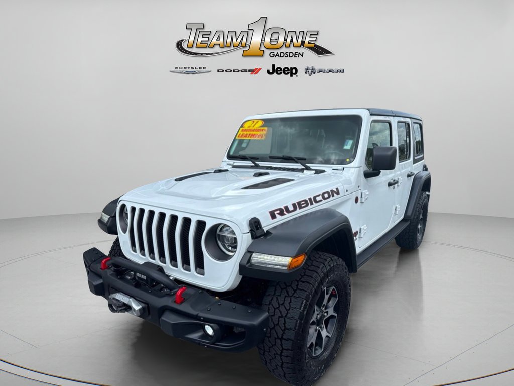 Used 2021 Bright White Clearcoat Jeep Unlimited Rubicon image 6