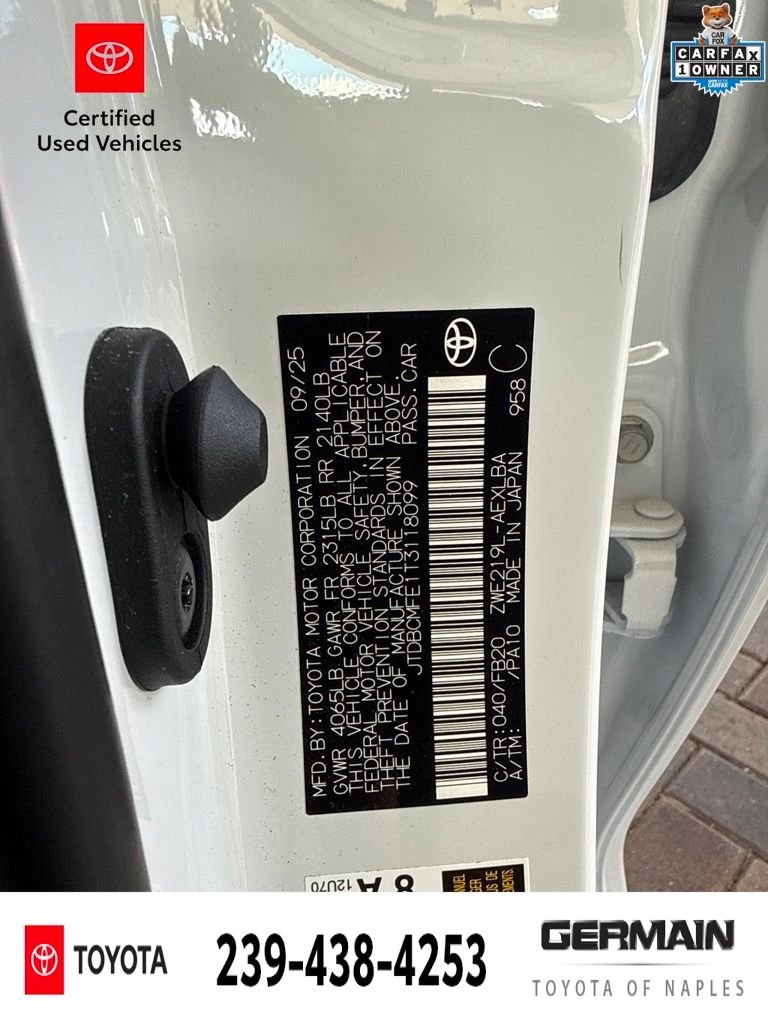 Used 2026 White Toyota LE image 22