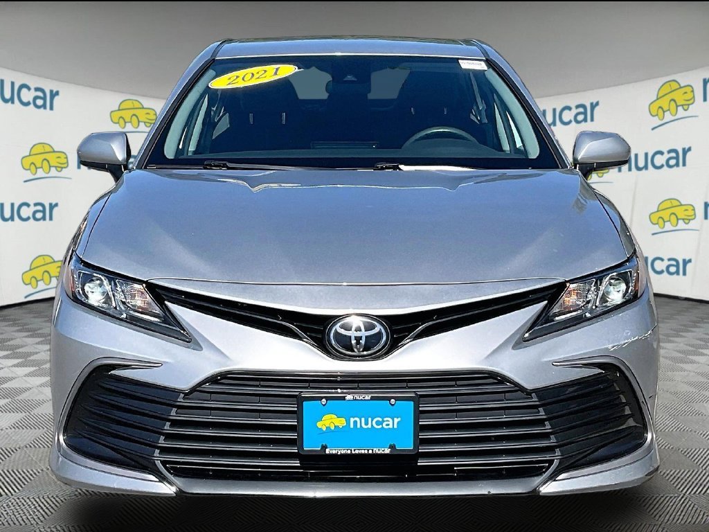 Used 2021 Silver Toyota LE image 2