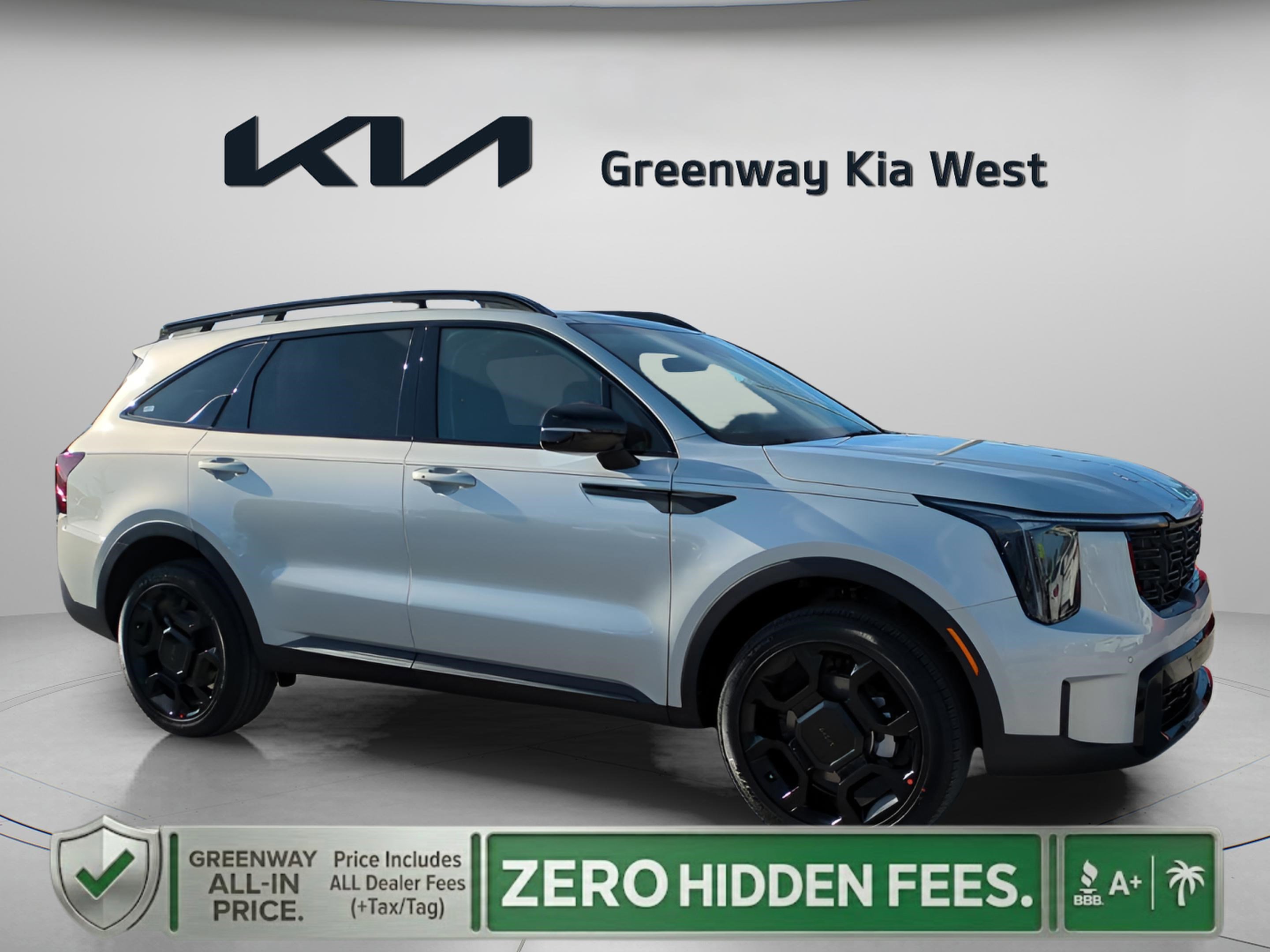 New 2026 Ivory Silver Kia X-Line EX AWD image 1