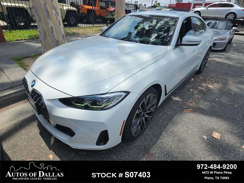 Used 2024 White BMW 430i Gran Coupe image 1