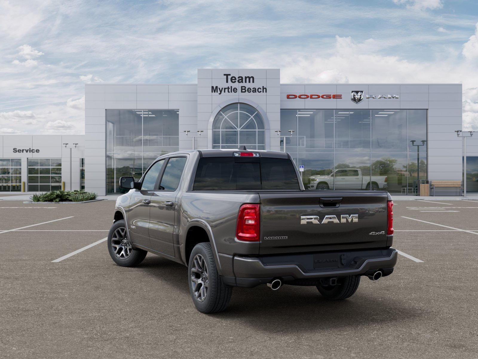 New 2026 Granite Crystal Metallic Clear-Coat Exterior Paint RAM Laramie image 30