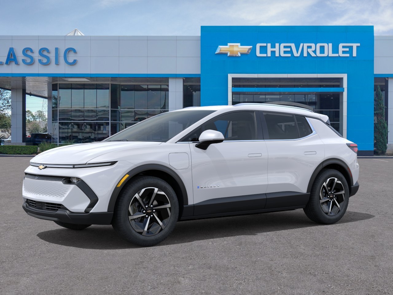2026 Chevrolet Equinox EV LT White at Classic Elite Chevrolet Sugar Land