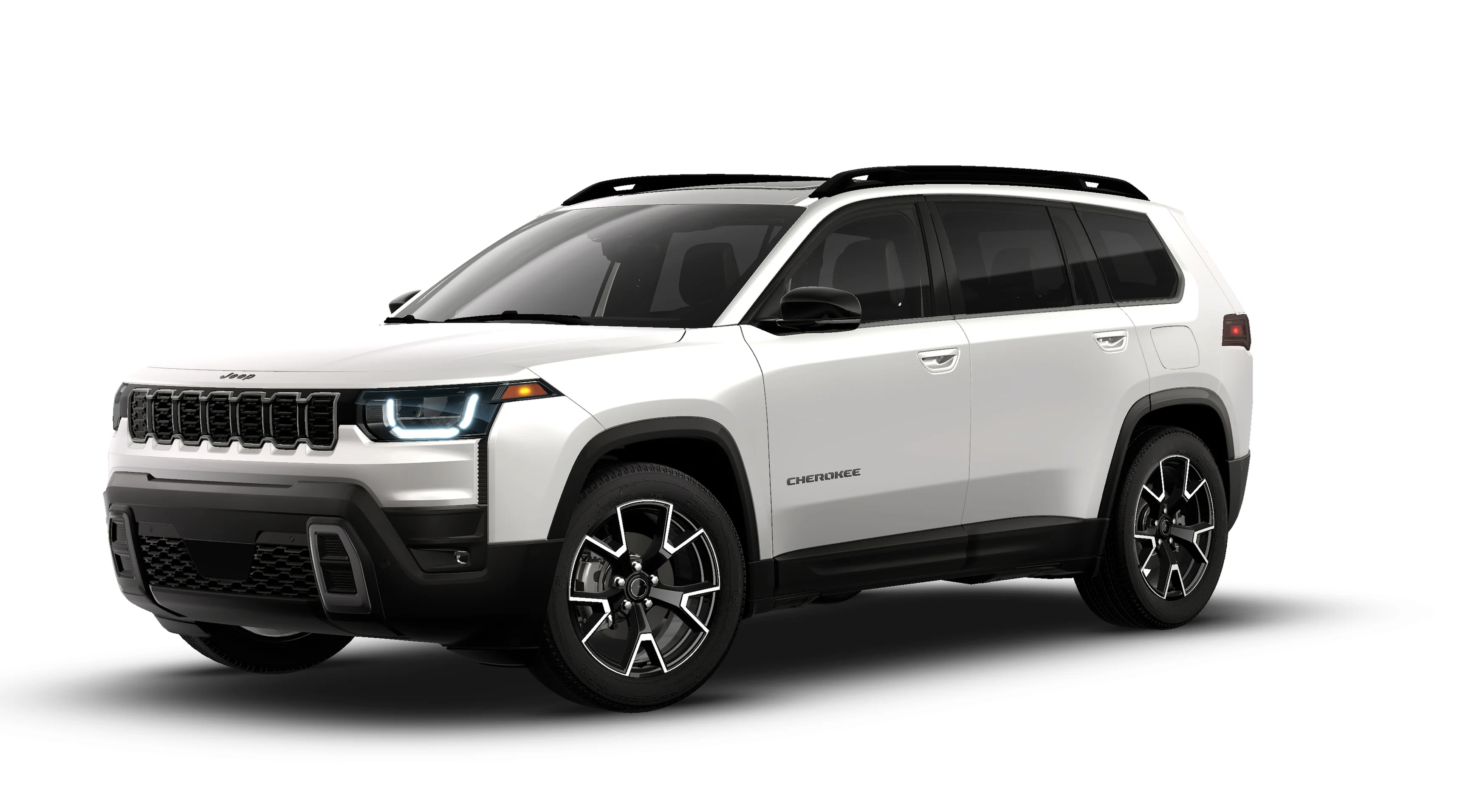 New 2026 Bright White Clear-Coat Exterior Paint Jeep Overland image 1