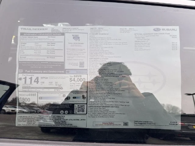 New 2027 DAYBREAK BLUE PEARL Subaru Limited image 32