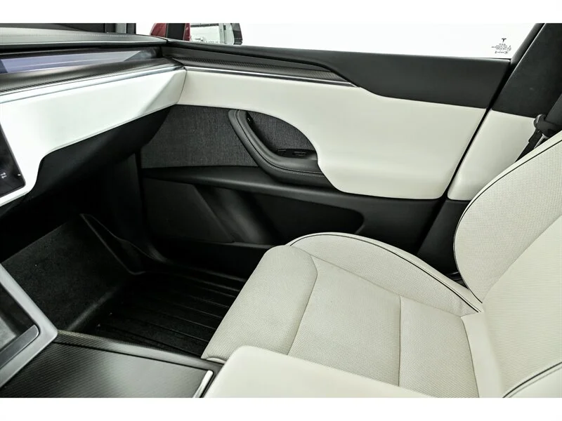 Used 2022 Red Multi-Coat Tesla Plaid image 33