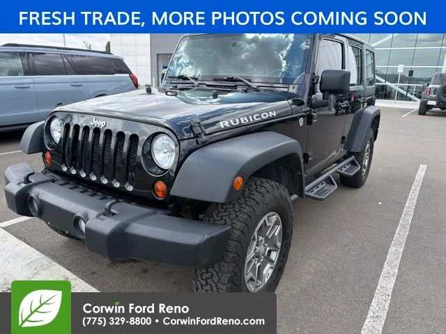 Used 2013 Black Clearcoat Jeep Unlimited Rubicon image 3
