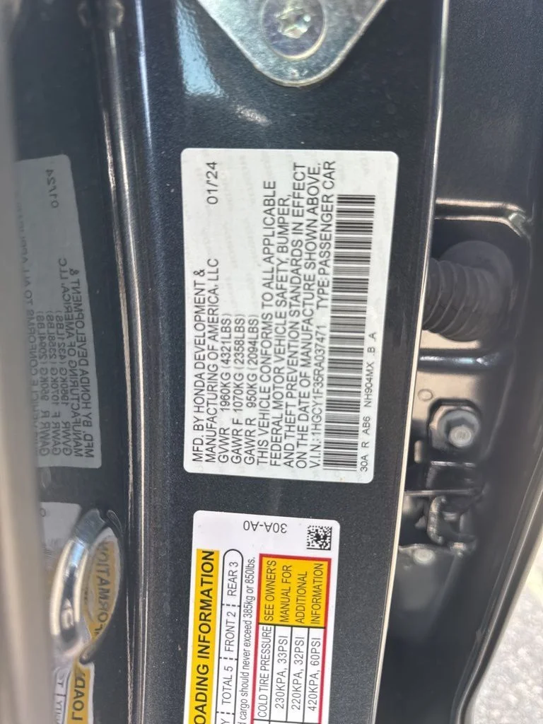Used 2024 Gray Honda EX image 33