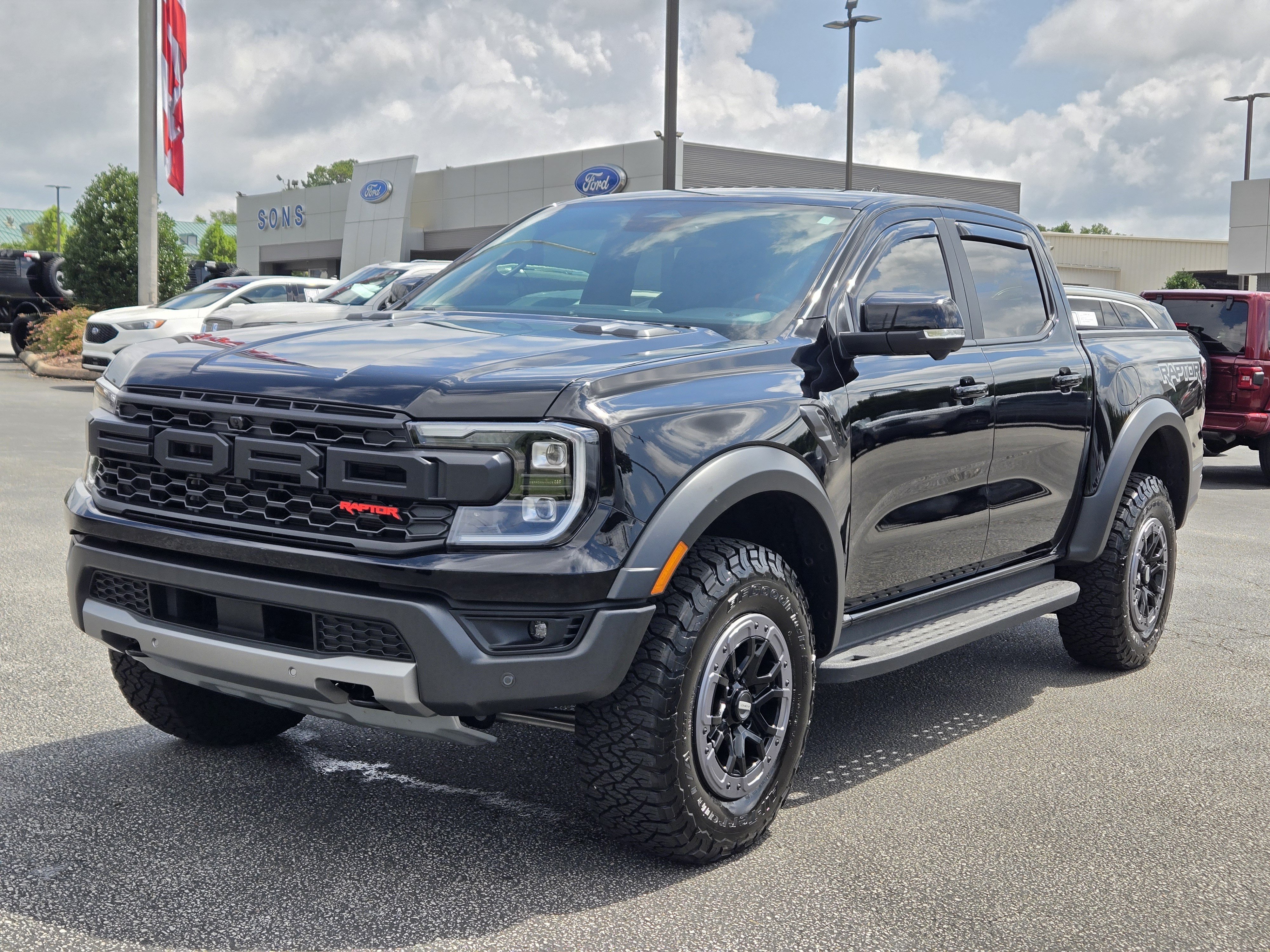 Used 2025 Shadow Black Ford Raptor image 2