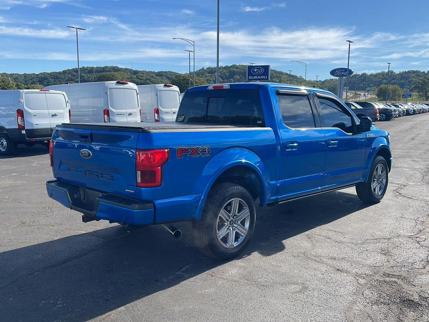 Certified Used 2020 Velocity Blue Ford LARIAT image 5