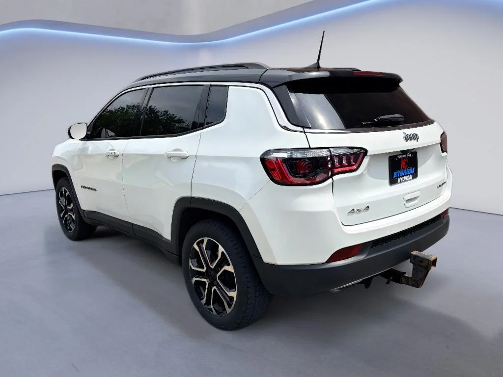 Used 2023 Bright White Clearcoat Jeep Limited image 3