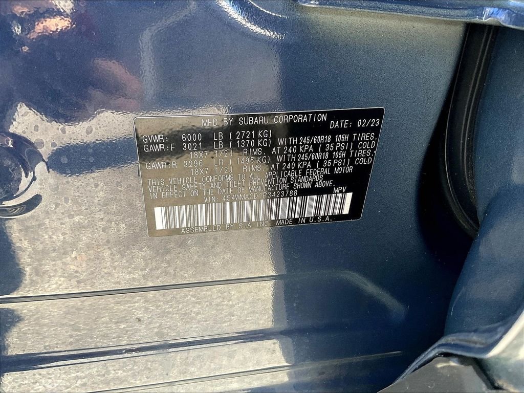 Used 2023 Blue Subaru Premium image 32