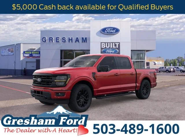 New 2026 Ruby Red Metallic Tinted Clearcoat Ford XLT image 1