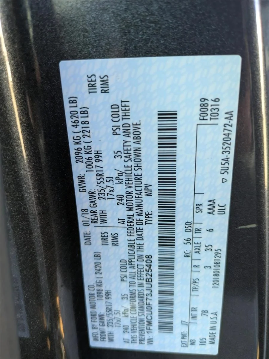 Used 2018 Magnetic Metallic Ford S image 16