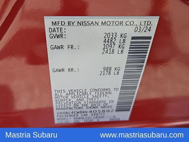 Used 2024 Scarlet Nissan 2.5 SR image 8