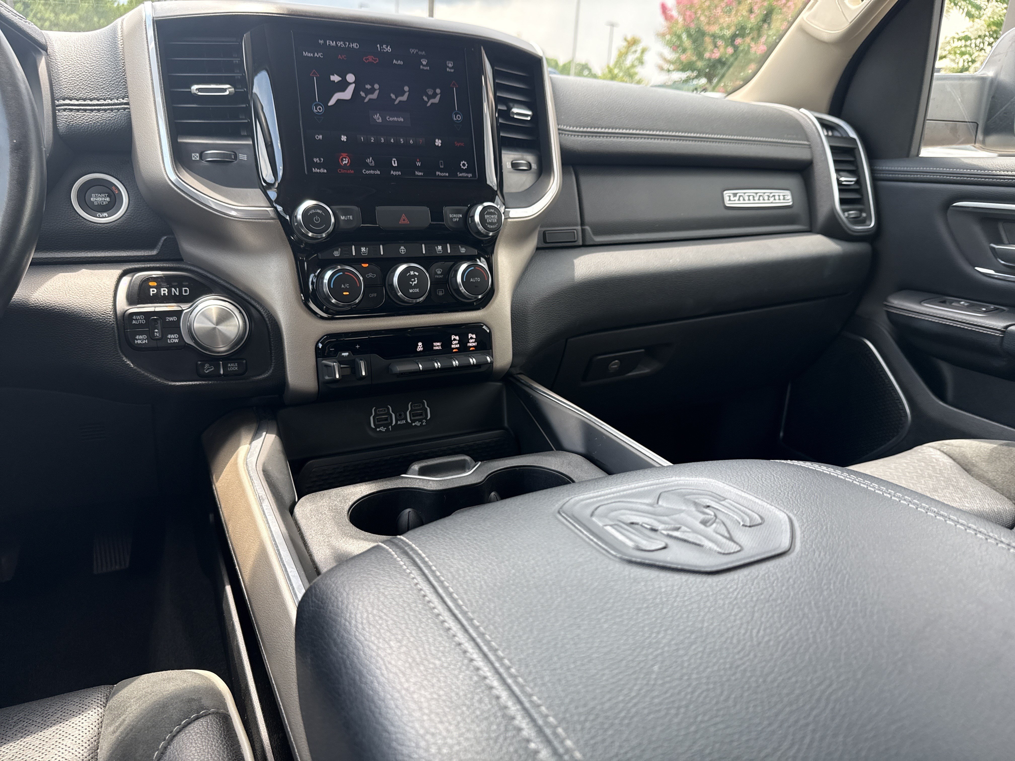 Used 2021 Bright White Clearcoat Ram Laramie image 28