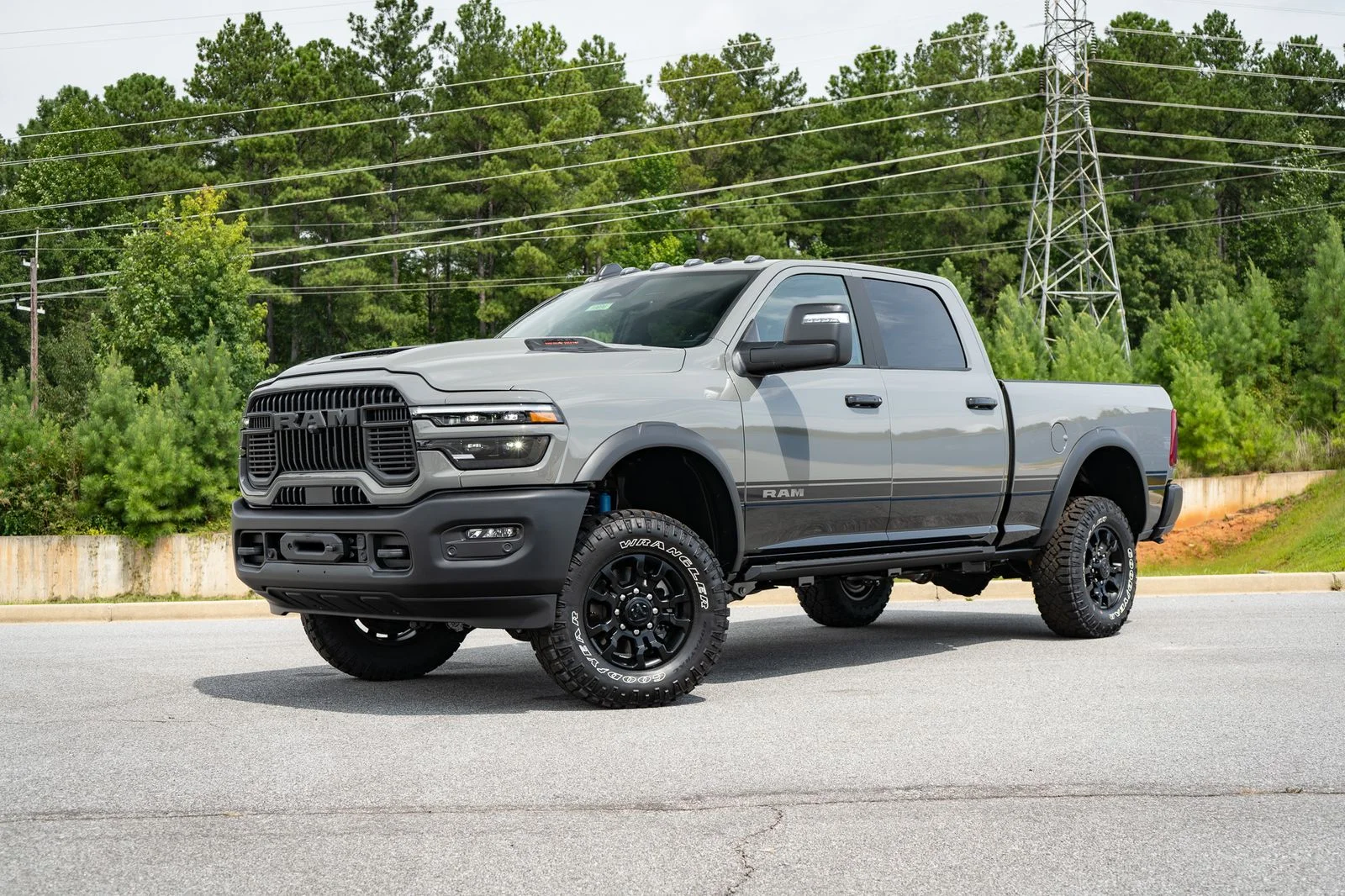 New 2026 Ceramic Gray Clear-Coat Exterior Paint RAM Power Wagon image 3