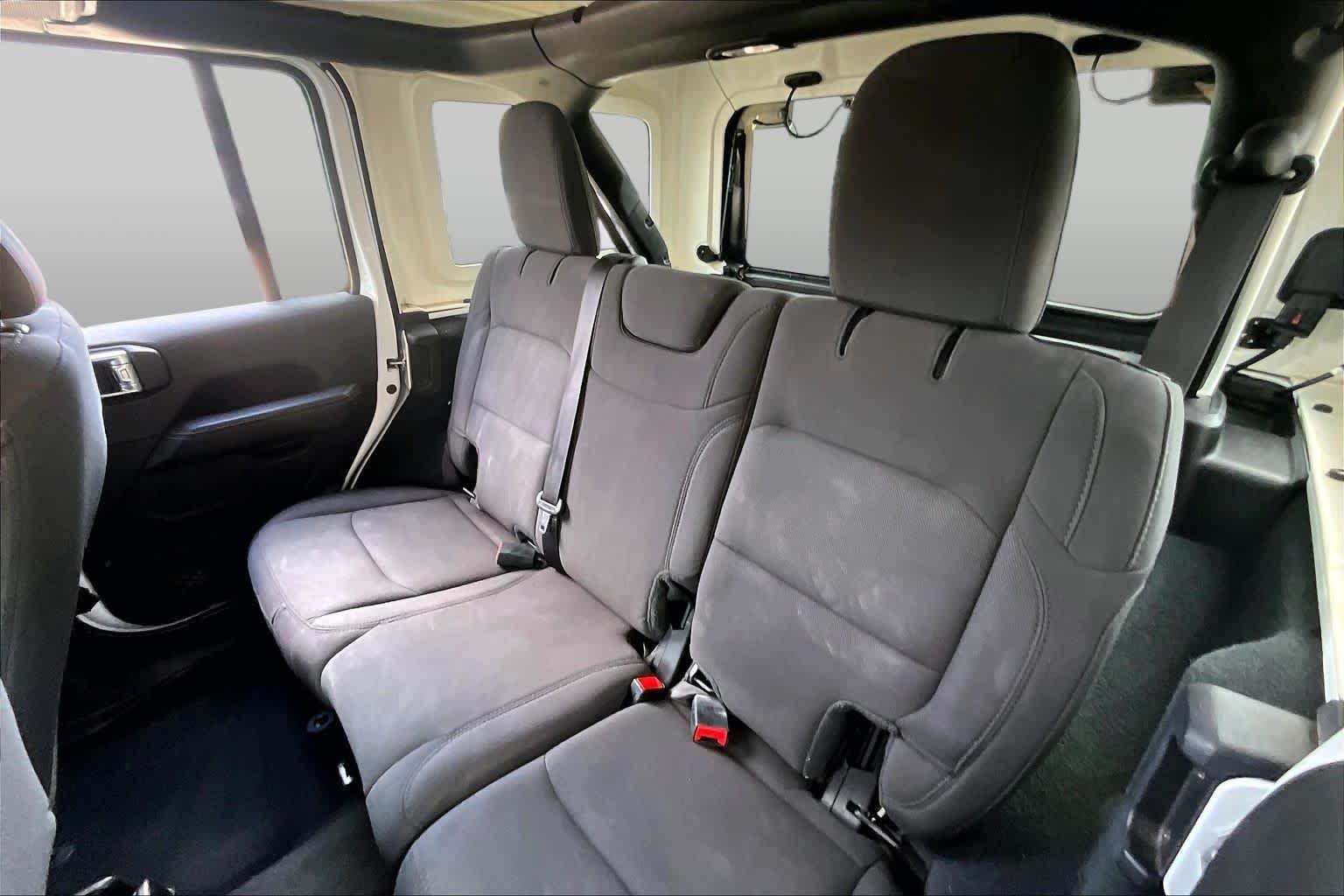 Used 2023 Bright White Clearcoat Jeep Sahara image 20