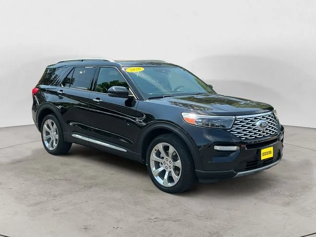 Used 2020 Black Metallic Ford Platinum image 3