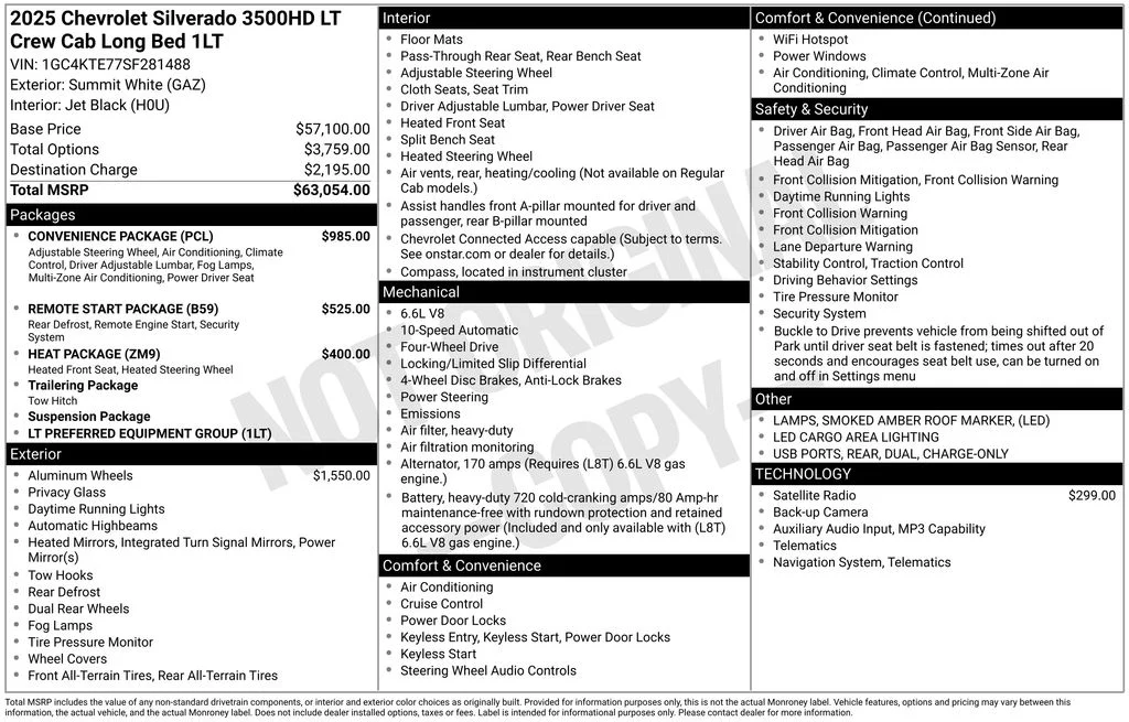 Used 2025 White Chevrolet LT image 38