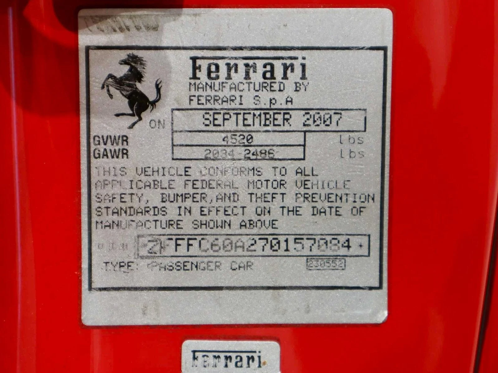 Used 2007 Rosso Corsa Ferrari  image 37