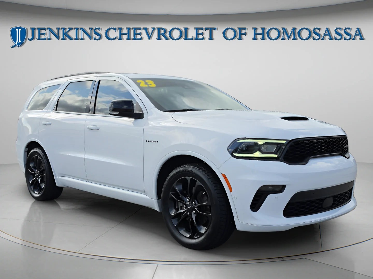 Used 2023 White Knuckle Clearcoat Dodge R/T Plus image 1