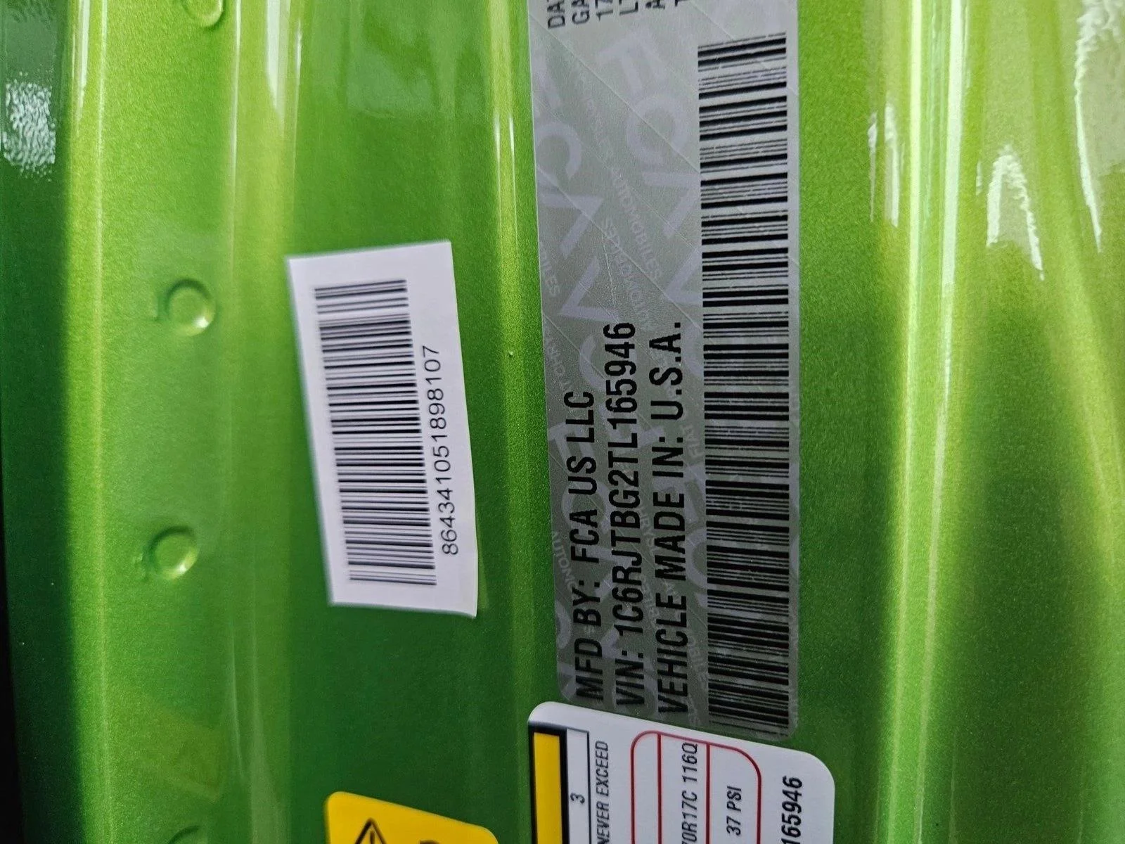 New 2026 Mojito Exterior Paint Jeep Rubicon X image 18