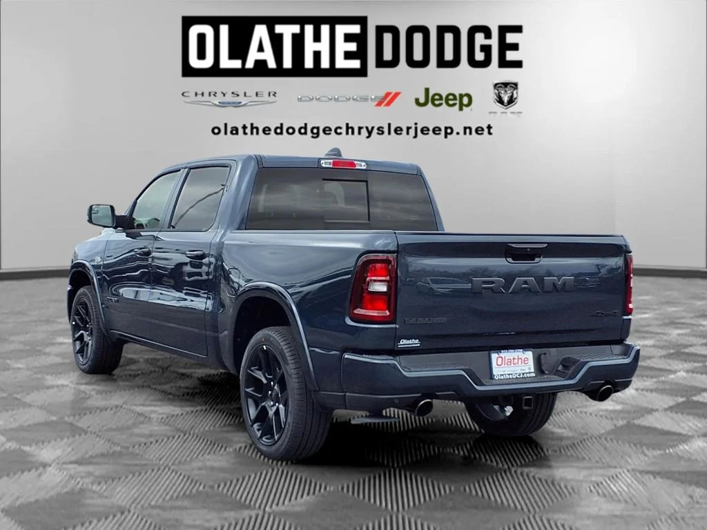 New 2026 Forged Blue Metallic Exterior Paint RAM Laramie image 3