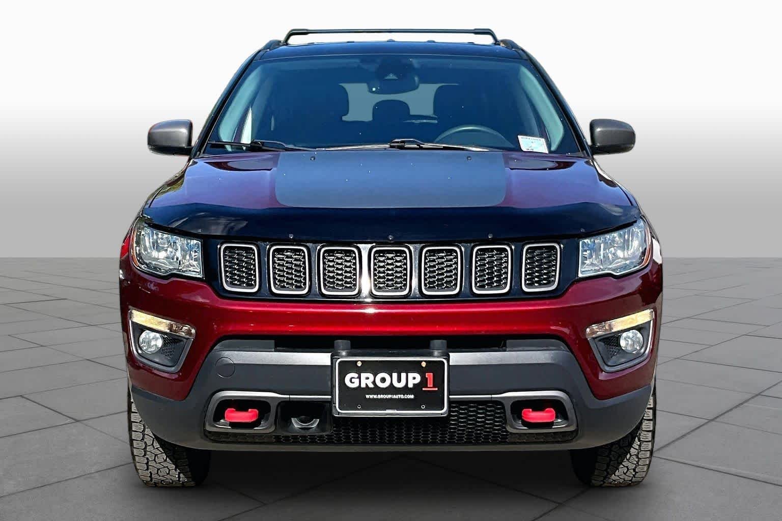 Used 2021 Velvet Red Pearlcoat Jeep Trailhawk image 4