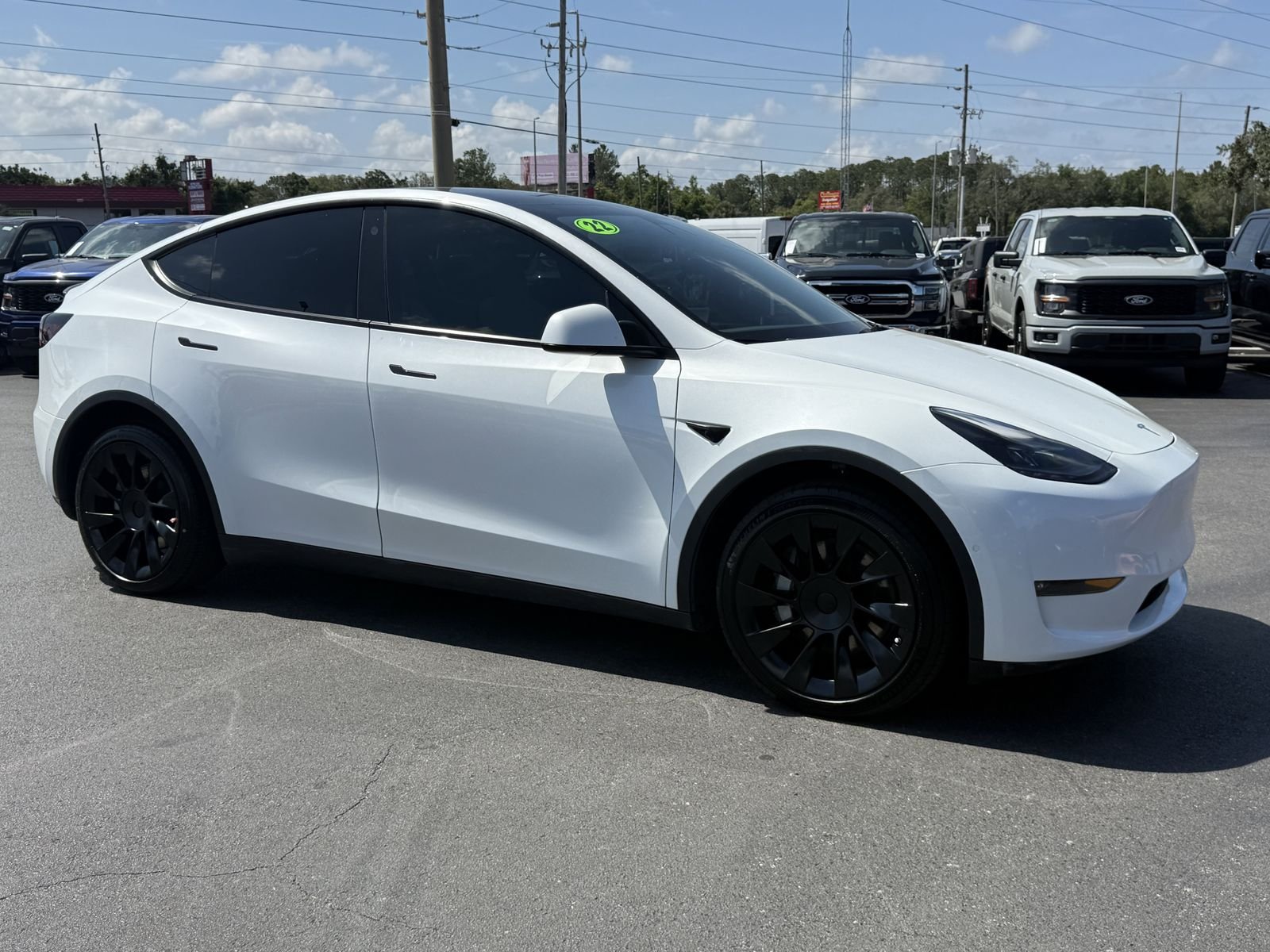 Used 2022 Tesla Model Y Long Range with VIN 7SAYGDEE4NF442737 for sale in Spring Hill, FL