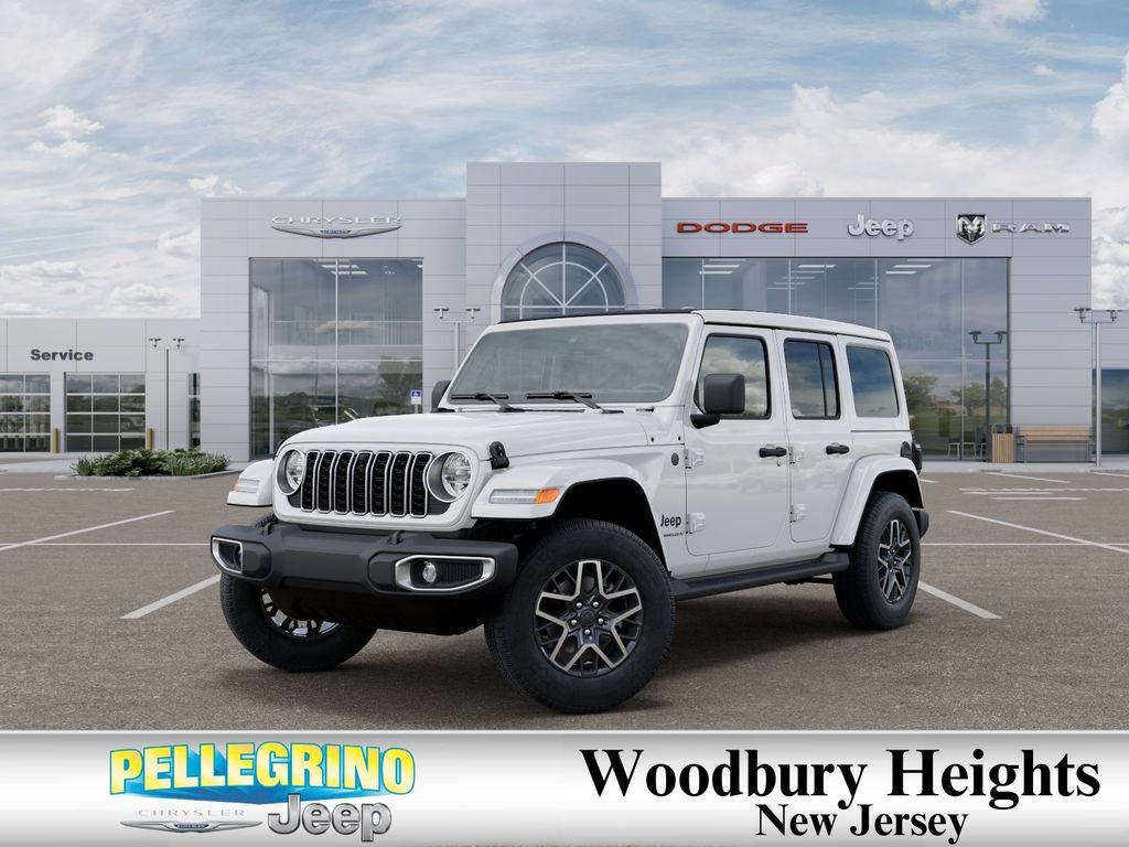 New 2026 Bright White Clear-Coat Exterior Paint Jeep Sahara image 1