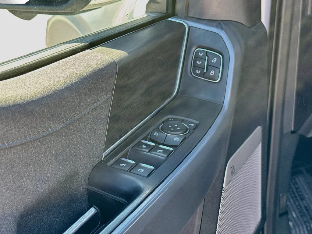 Certified Used 2024 White Metallic Ford Lariat image 16